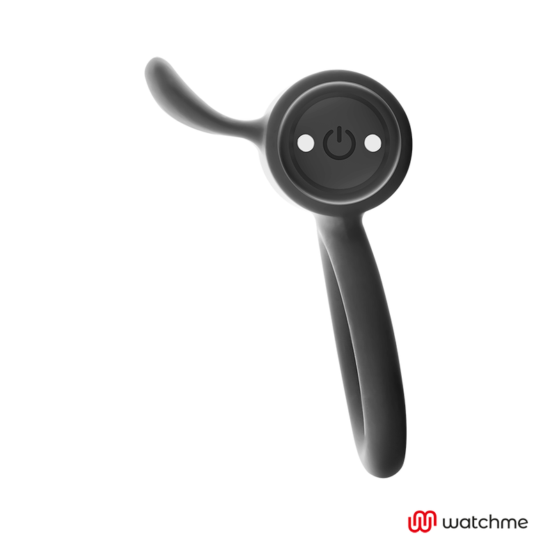 BLACK&SILVER - Cameron kauko-ohjattava Watchme penisrengas