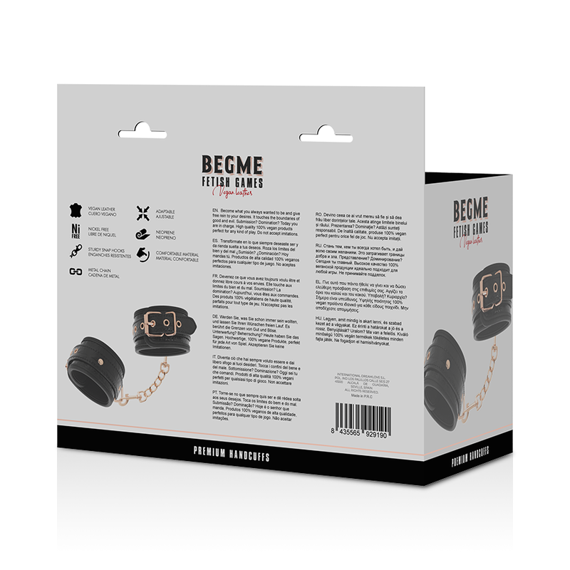 BEGME Black Edition Premium käsiraudat
