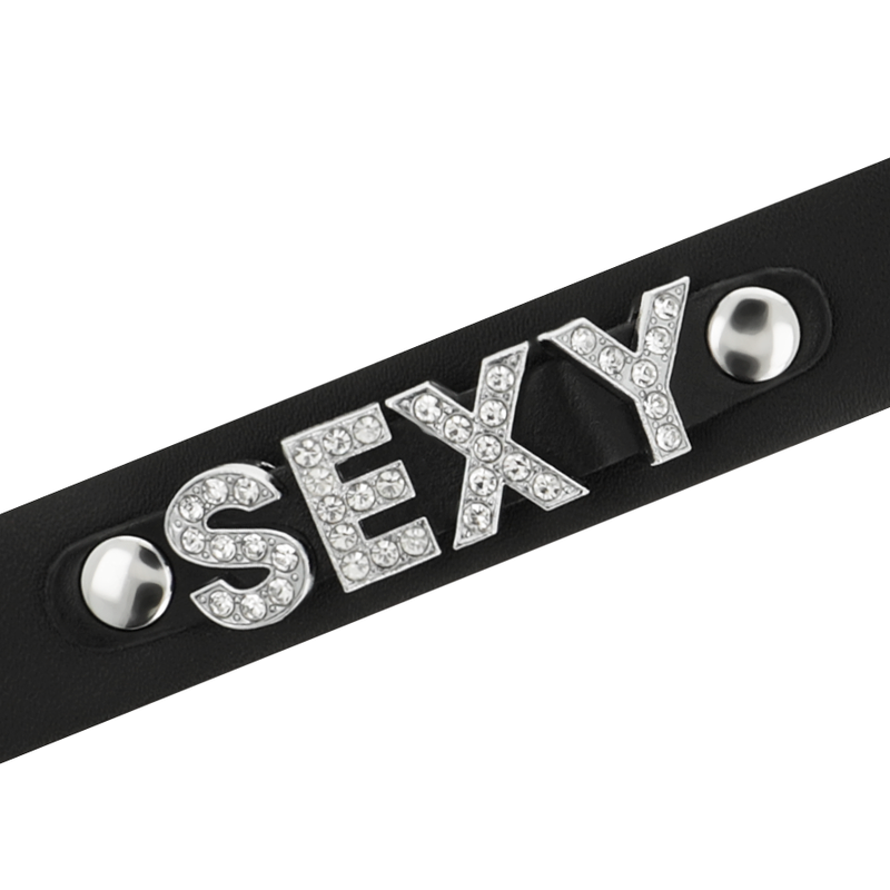 COQUETTE CHIC DESIRE HAND CRAFTED CHOKER VEGAN LEATHER - SEXY