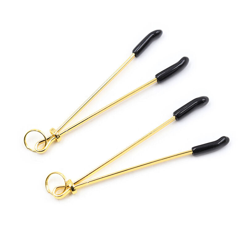 OHMAMA FETISH GOLDEN NIPPLE CLAMPS