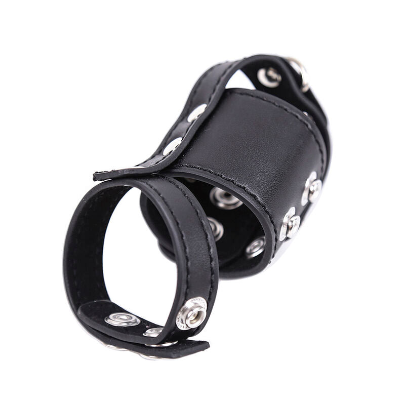 OHMAMA FETISH COCK CAGE WITH BALL DIVIDE STRAP