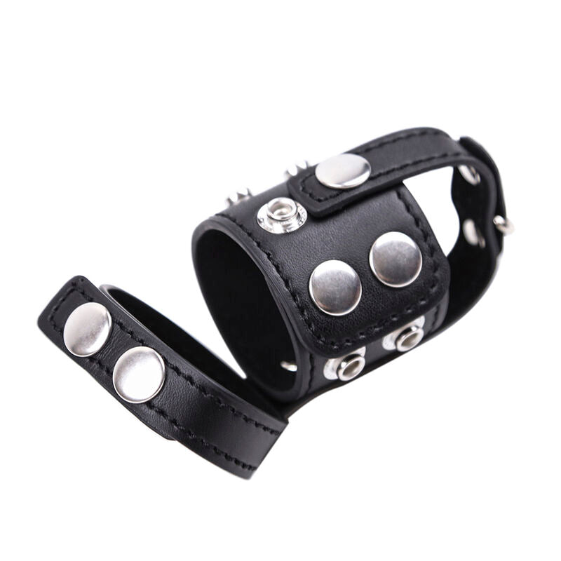 OHMAMA FETISH COCK CAGE WITH BALL DIVIDE STRAP