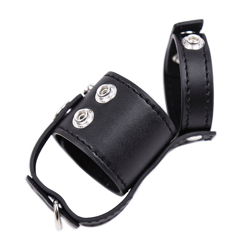 OHMAMA FETISH COCK CAGE WITH BALL DIVIDE STRAP