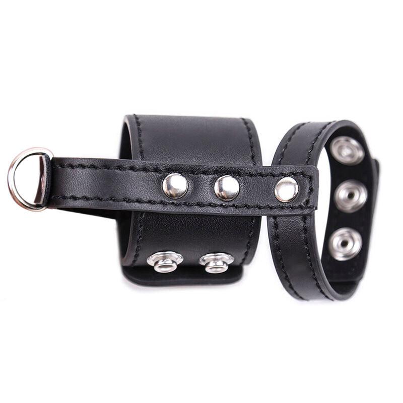 OHMAMA FETISH COCK CAGE WITH BALL DIVIDE STRAP