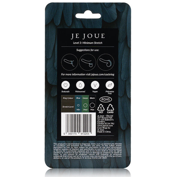 JE JOUE SILICONE COCK RING - MINIMUM STRETCH