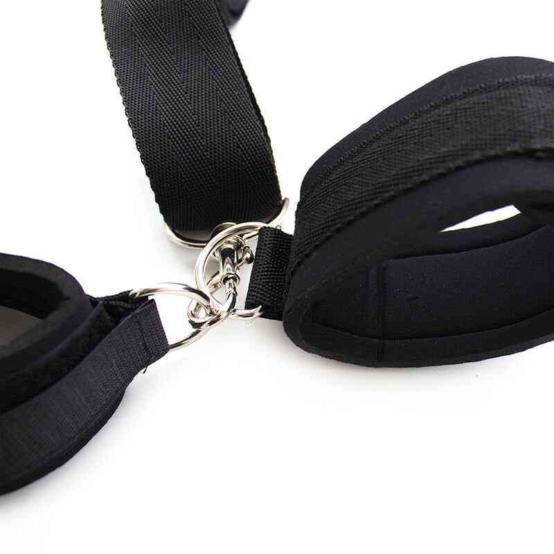 OHMAMA FETISH NEOPRENE GAG WITH HAND CUFFS