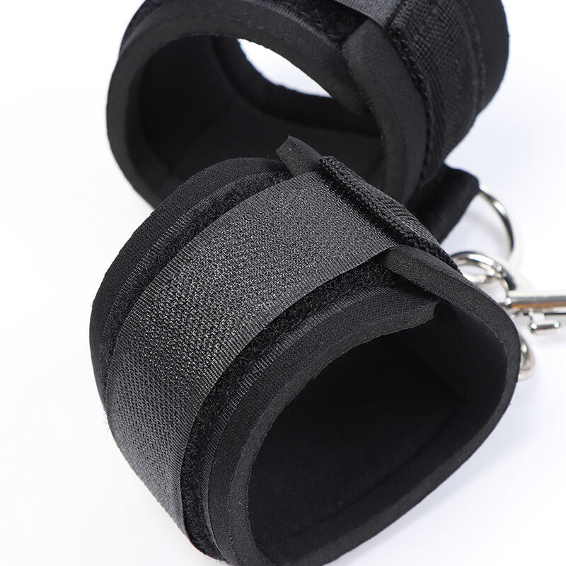 OHMAMA FETISH NEOPRENE GAG WITH HAND CUFFS