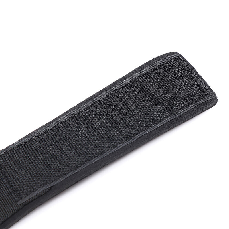 OHMAMA FETISH NEOPRENE GAG WITH HAND CUFFS