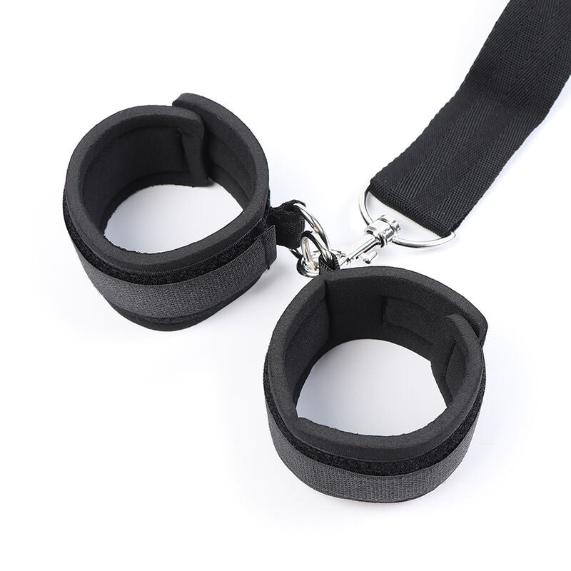 OHMAMA FETISH NEOPRENE GAG WITH HAND CUFFS
