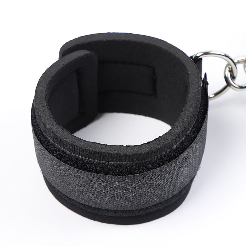 OHMAMA FETISH NEOPRENE GAG WITH HAND CUFFS