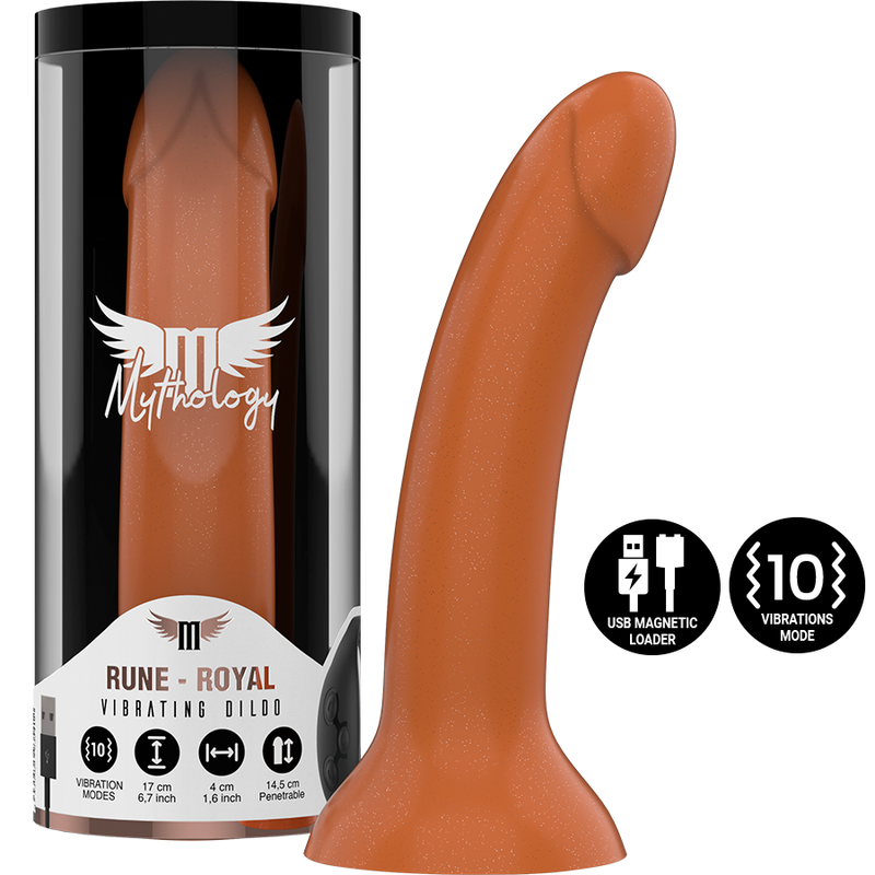 Mythology - Rune Royal Dildo M - Vibraattori - Watchme Wireless yhtensopiva