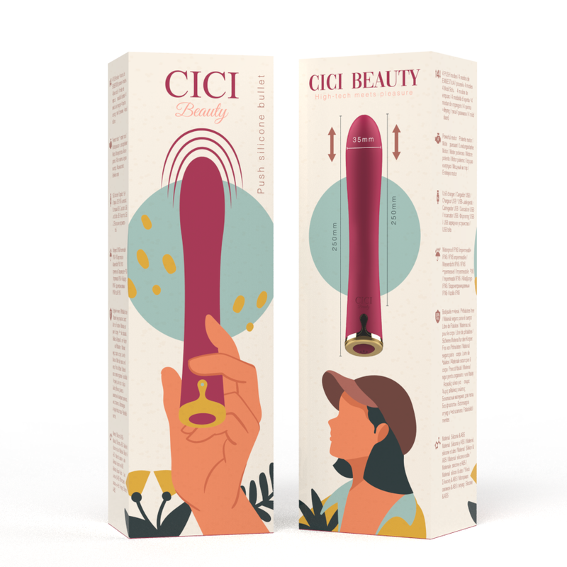 Cici Beauty- Premium Silicone Push Bullet