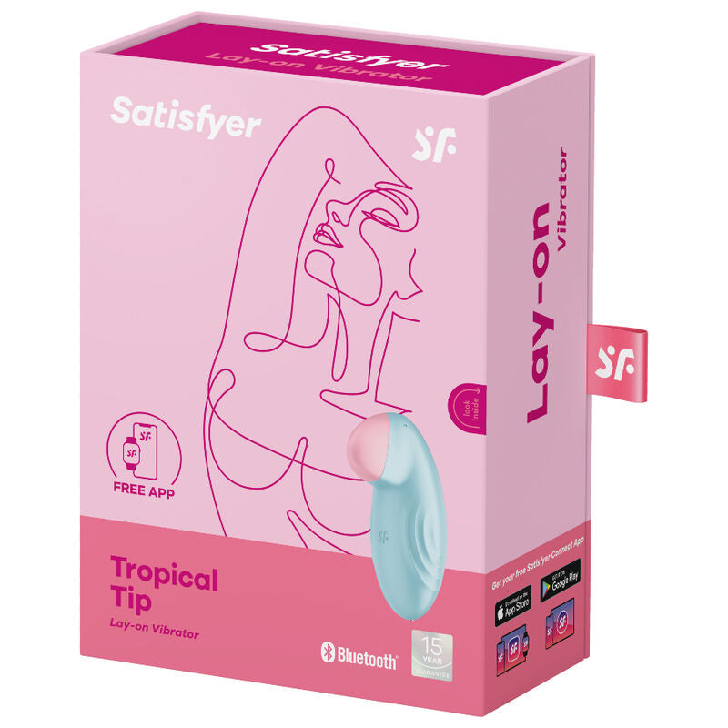 Satisfyer Tropical Tip Klitorisvibraattori Sininen