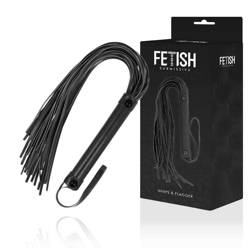 FETISH SUBMISSIVE FLOGGER VEGAN LEATHER