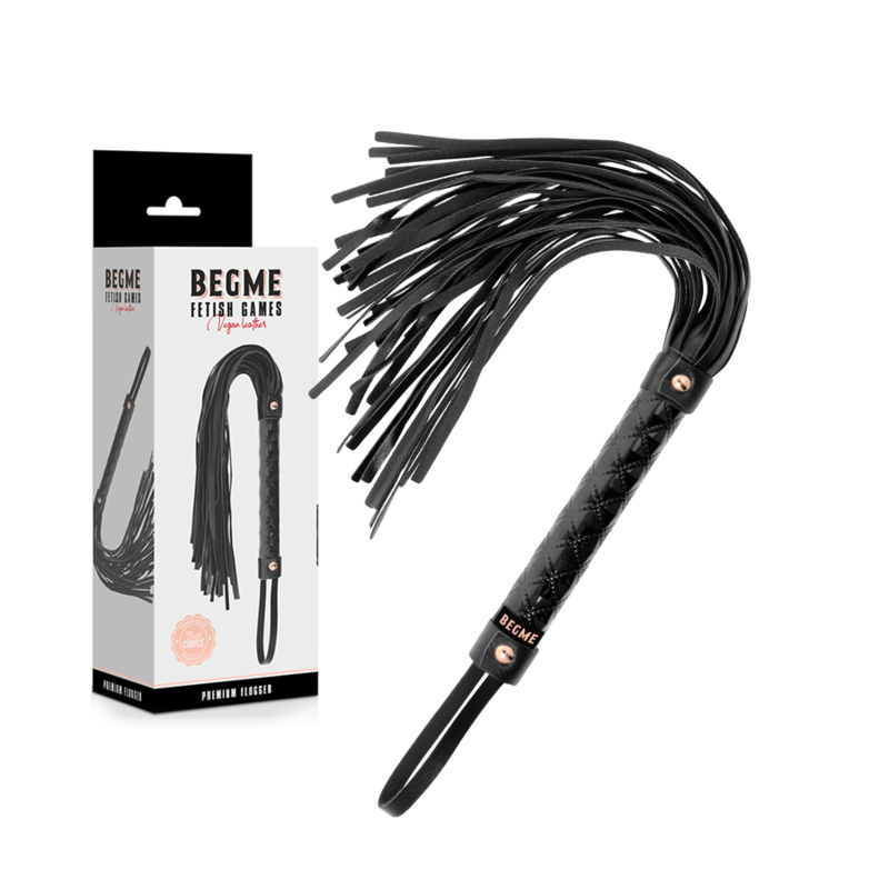 BEGME Black Edition Vegaaninahkainen ruoska