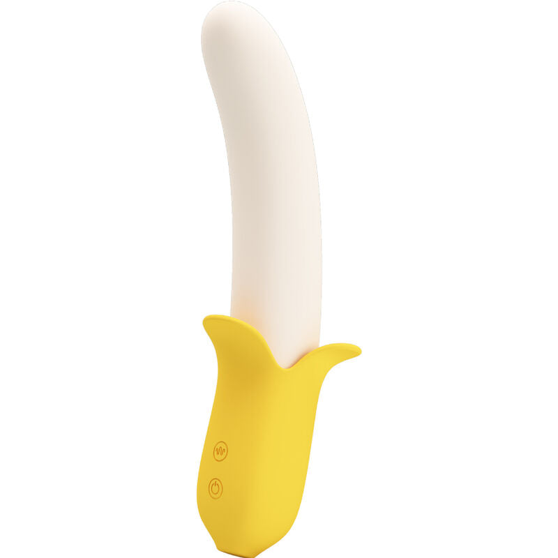 Pretty Love - Banana Geek Super Power 7 Vibration Settings Up&Down Silicone