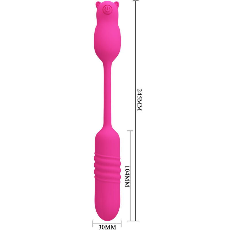 Pretty Love - Nobikuma Pink Silicone Vibrating Bullet