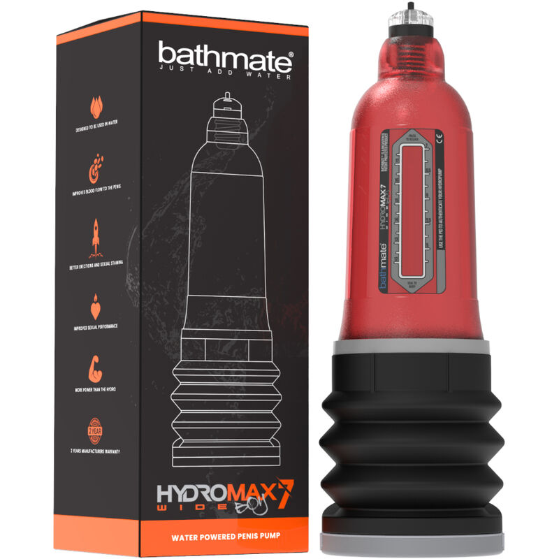 Bathmate - Hydromax 7 Wide Boy X30 Punainen