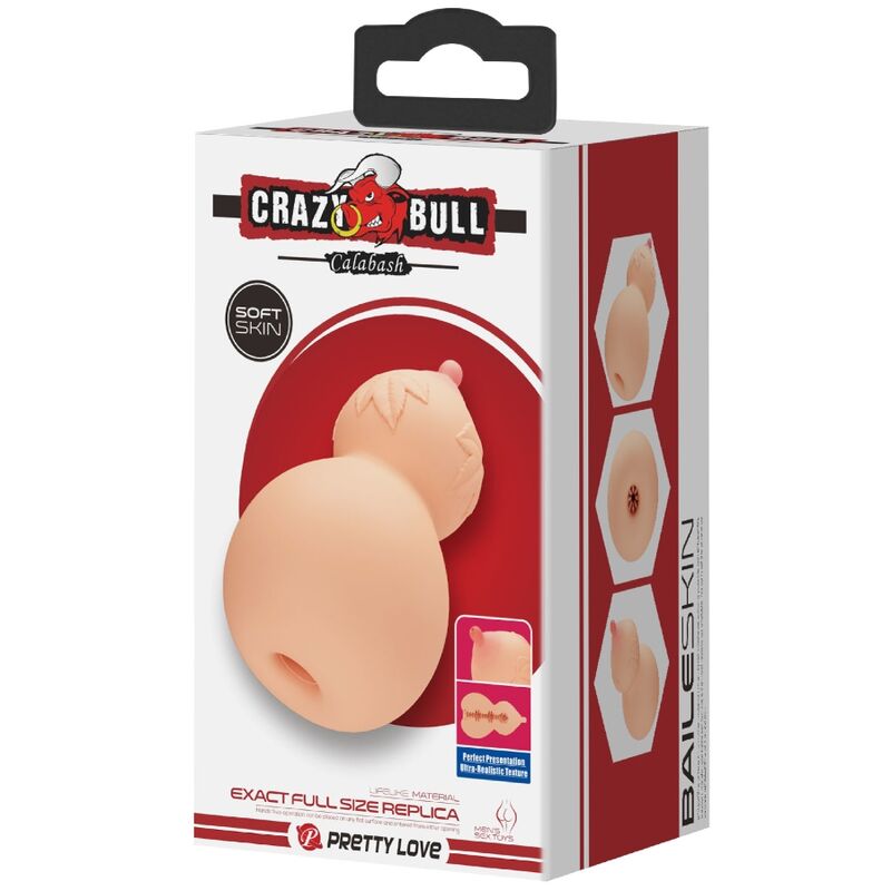 Crazy Bull - Calabash Breast-shaped Masturbator