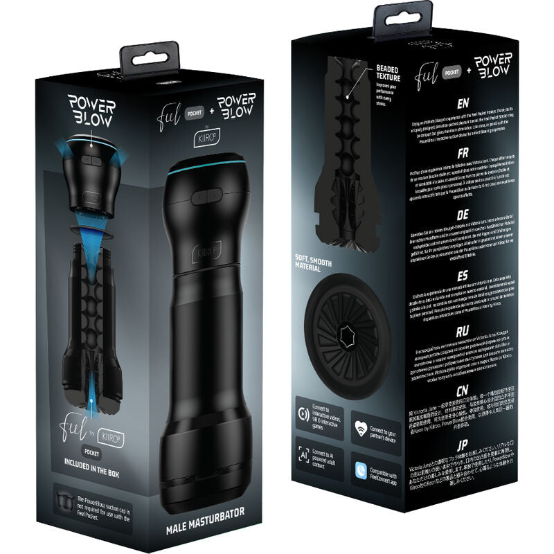 Kiiroo - Feel Pocket masturbaattori + Power Blow