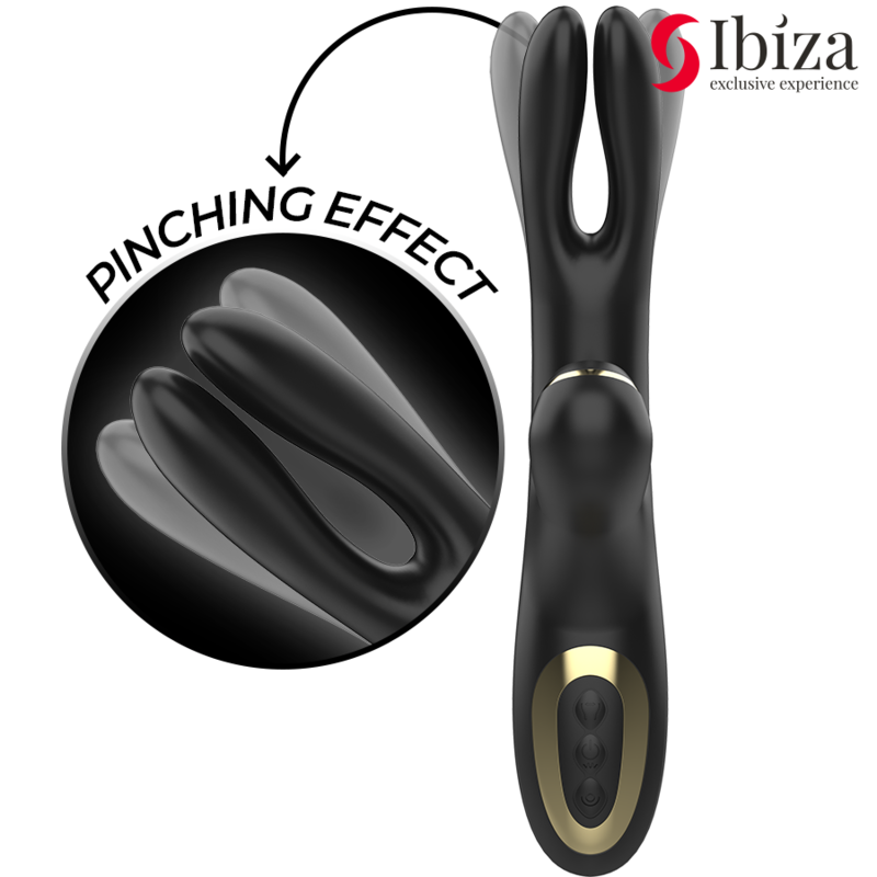 Ibiza - Double Vibrator Clamping Black