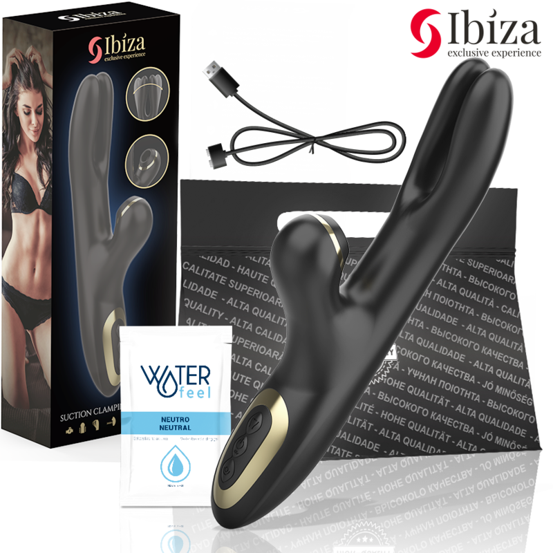 Ibiza - Double Vibrator Clamping Black
