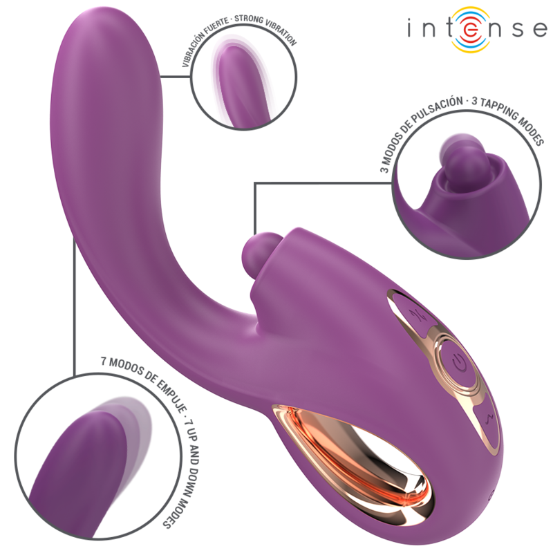 Intense - Lali Multifunction G-spot Vibrator Purple