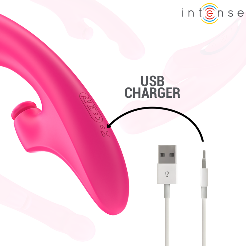 Intense - Emi Vibrator 13.5cm Multifunction 3 in 1 Pink