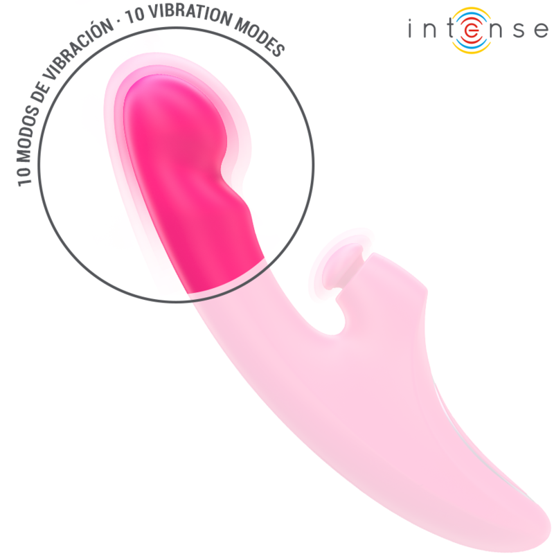 Intense - Emi Vibrator 13.5cm Multifunction 3 in 1 Pink