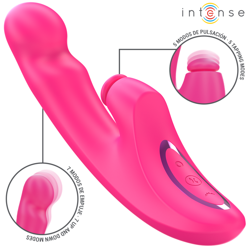 Intense - Emi Vibrator 13.5cm Multifunction 3 in 1 Pink