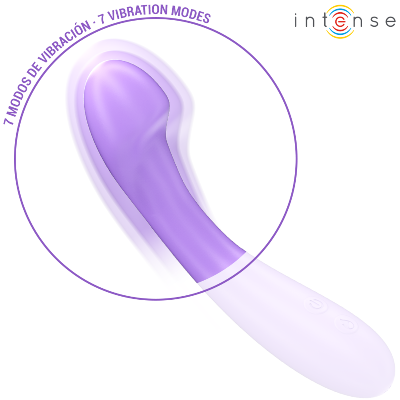 Intense - Becky Vibrator 19cm Heatable 7 VIbrations Purple