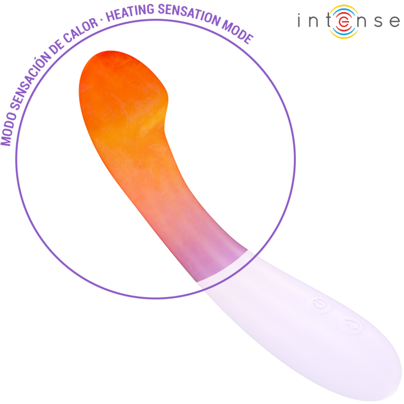 Intense - Becky Vibrator 19cm Heatable 7 VIbrations Purple