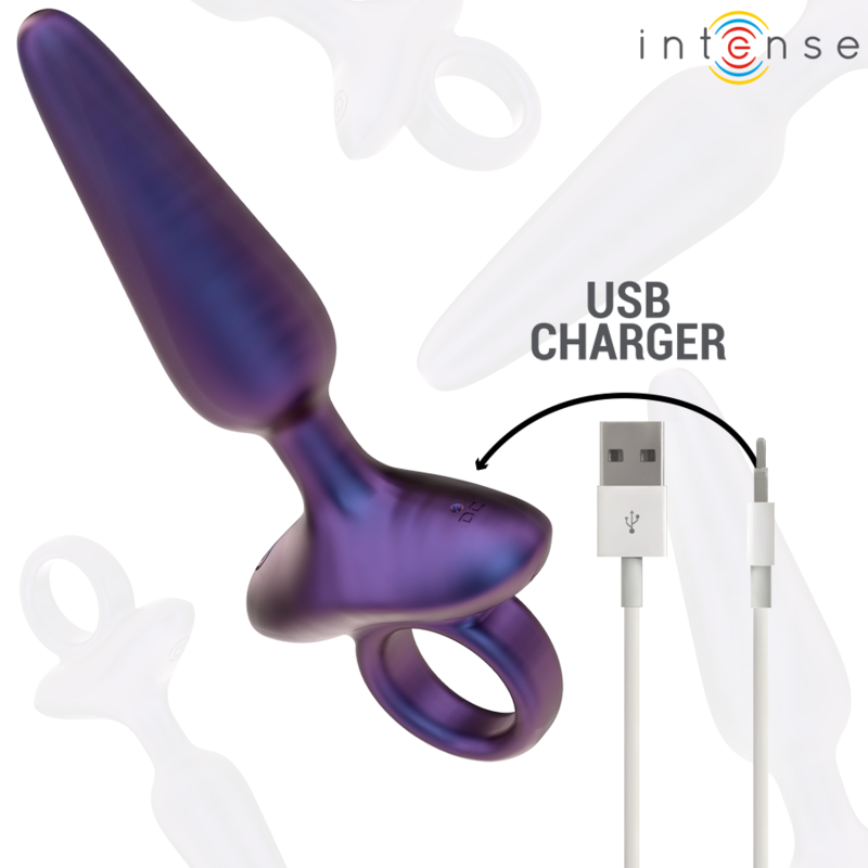 Intense - Marlon Vibrating Anal Plug Model 4 remote Control