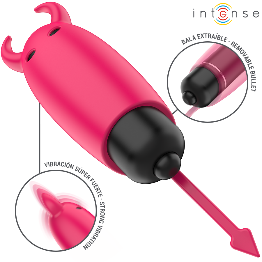 Intense - Scarlet Vibrating Bullet Red Demon 9.3 x 2.4cm