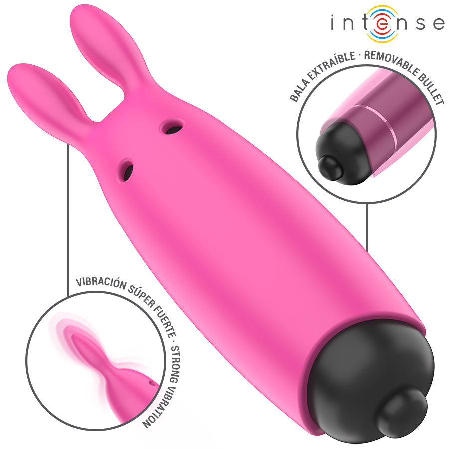 INtense - Hopper Pink Vibrating Bullet 8.3 x 2.4 cm
