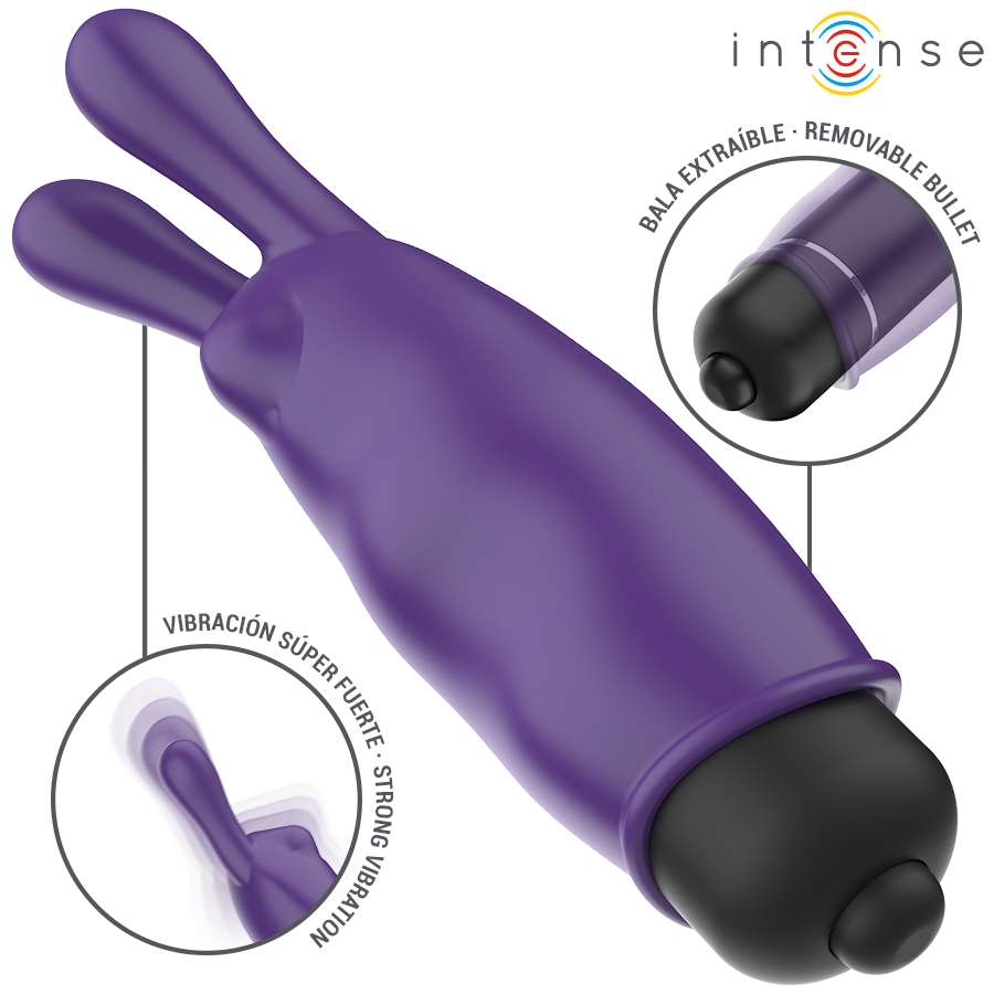 Intense - Mystic Purple Vibrating Bullet 8.7 x 2.4cm