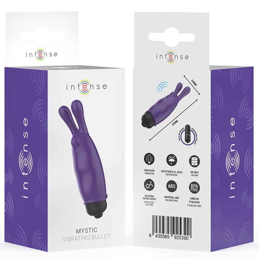 Intense - Mystic Purple Vibrating Bullet 8.7 x 2.4cm