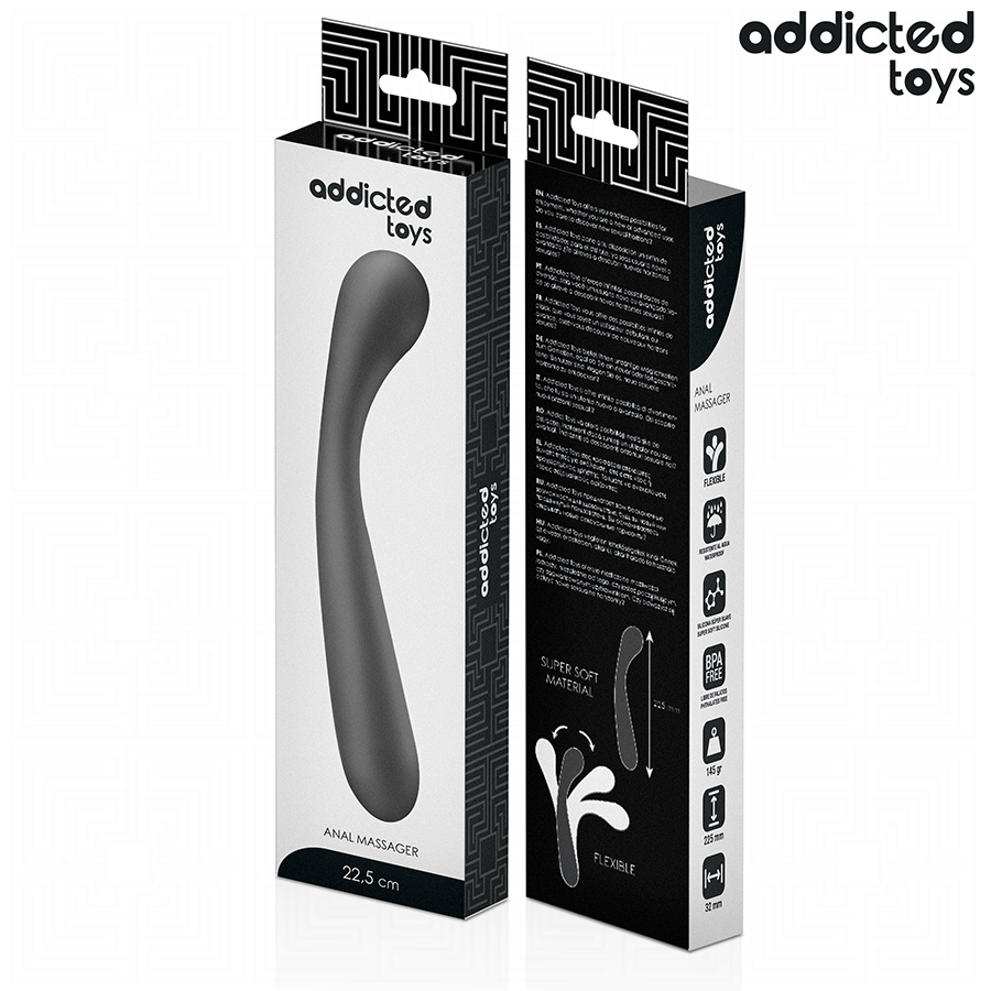 Addicted Toys - Tupla Anaalihieroja Silikoni 22.5cm