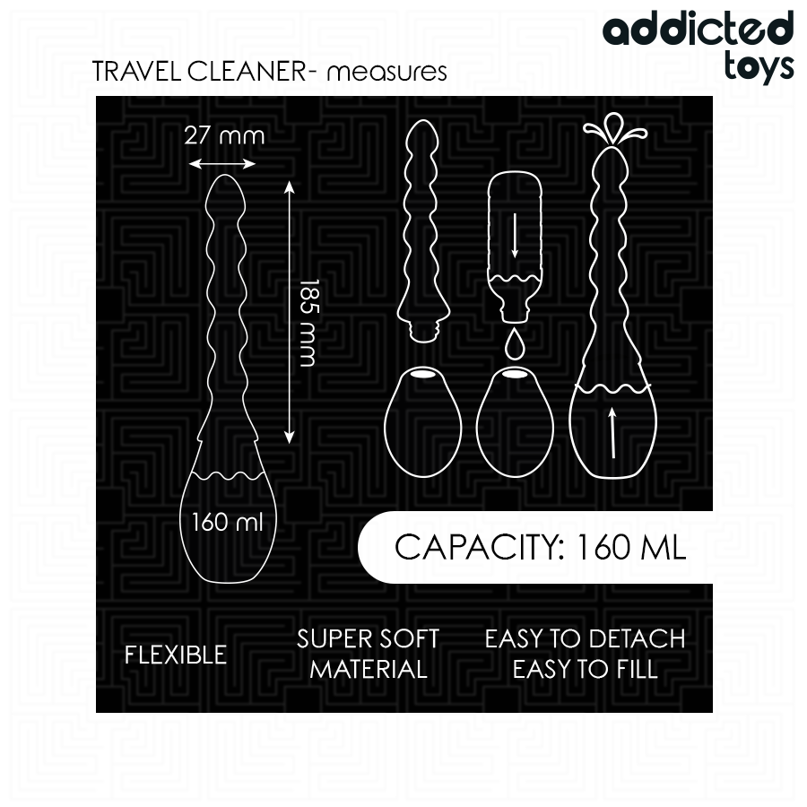 Addicted Toys - Travel Cleaner Silikoni Malli 2