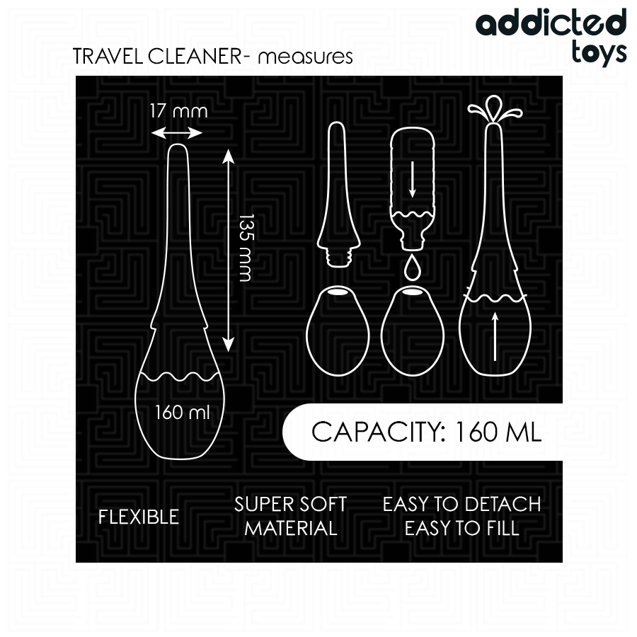 Addicted Toys - Travel Cleaner Silikoni Malli 3