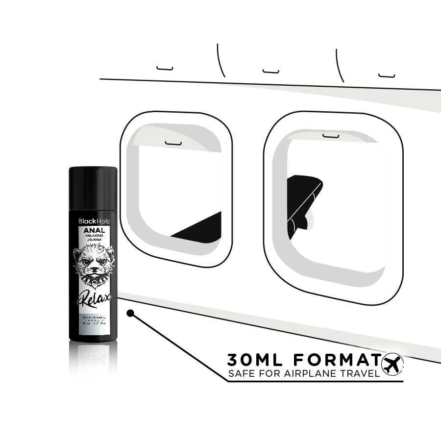 Black Hole - Anaalia rentouttava Jojoba Silikonipohjainen 30ml