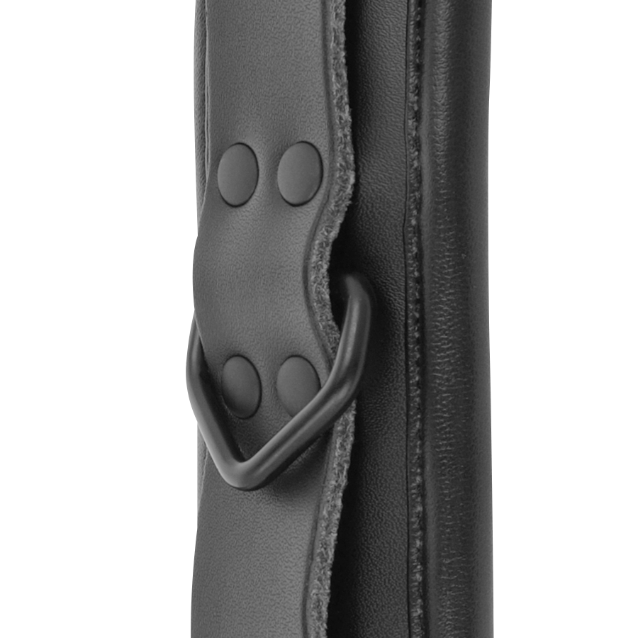 DARKNESS LEATHER WRIST ANKLE RESTRAINTS BLACK