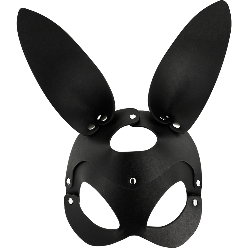 COQUETTE CHIC DESIRE VEGAN LEATHER MASK WITH BUNNY EARS