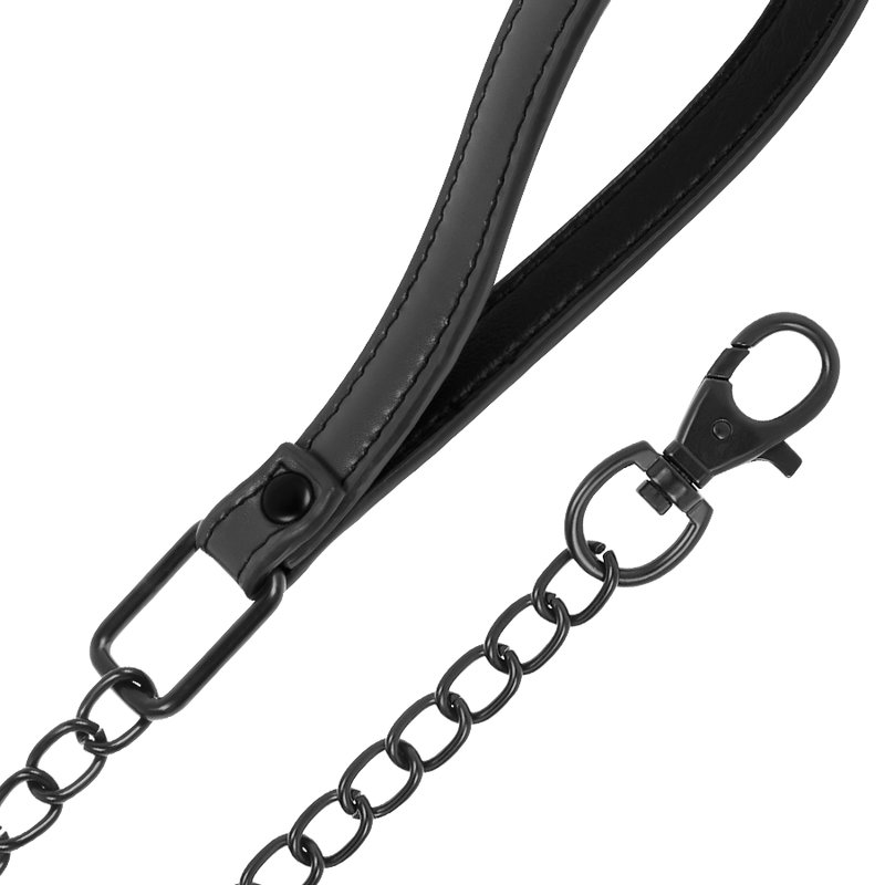 FETISH SUBMISSIVE COLLAR WITH LEASH