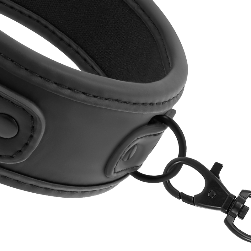 FETISH SUBMISSIVE COLLAR WITH LEASH