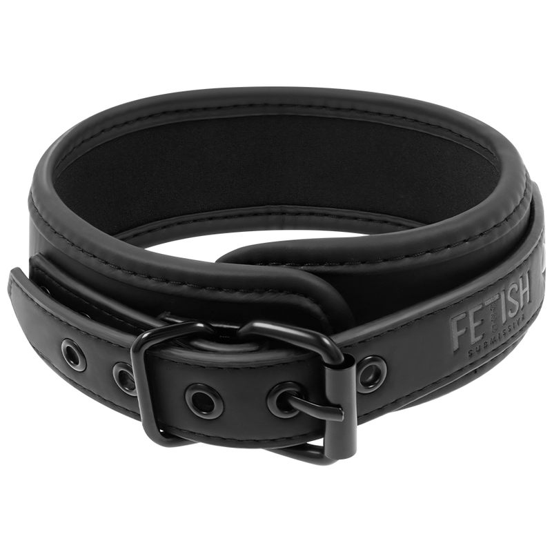 FETISH SUBMISSIVE COLLAR WITH LEASH