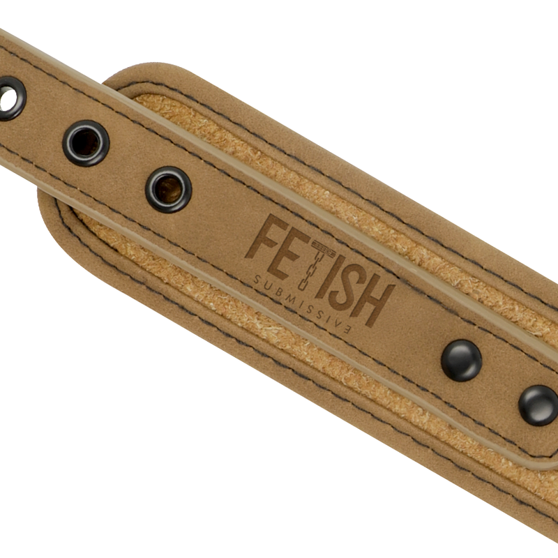 FETISH SUBMISSIVE ORIGIN COLLAR WITH LEASH