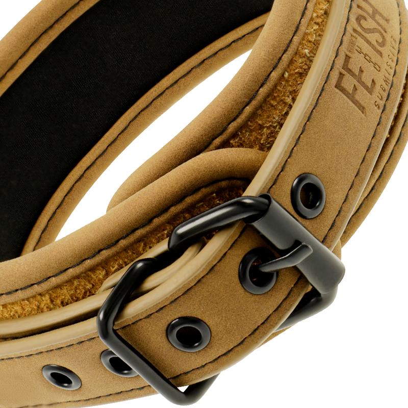 FETISH SUBMISSIVE ORIGIN COLLAR WITH LEASH