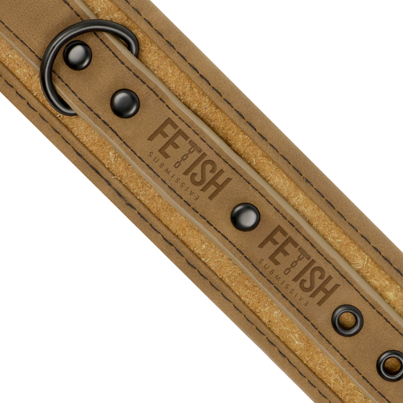 FETISH SUBMISSIVE ORIGIN HANDCUFFS VEGAN LEATHER