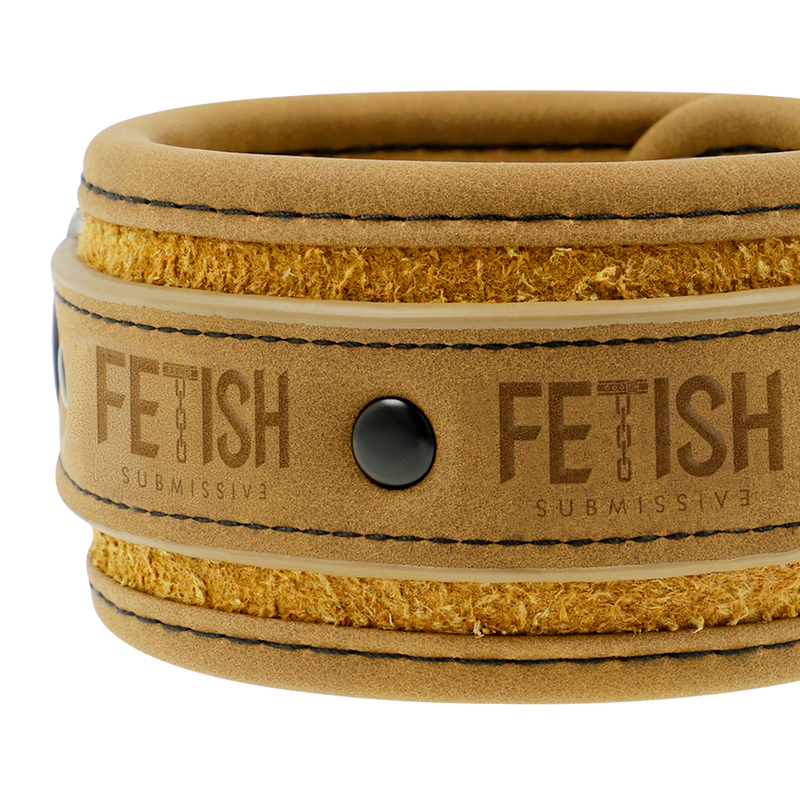 FETISH SUBMISSIVE ORIGIN ANKLE CUFFS VEGAN LEATHER